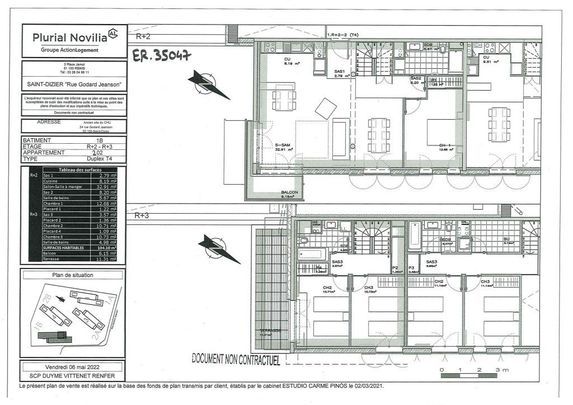 Location appartement T4 104.10m² à Saint-dizier (52100) Loyer CC * : 830.93 € Réf : ER.35047 - Photo 1