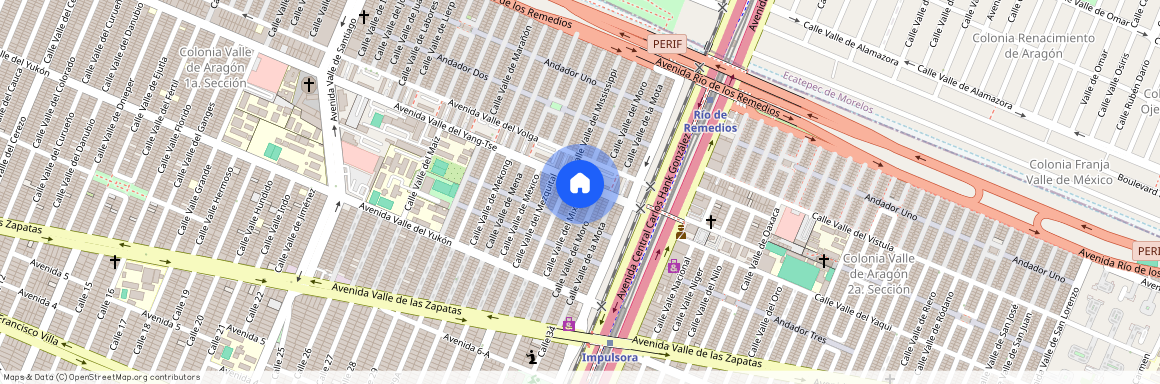 Calle Valle del Mixteco, Nezahualcóyotl, Estado de México, 57100, México