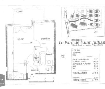 Location Appartement 2 pièces 33m² COUTRAS 33230 - Photo 6