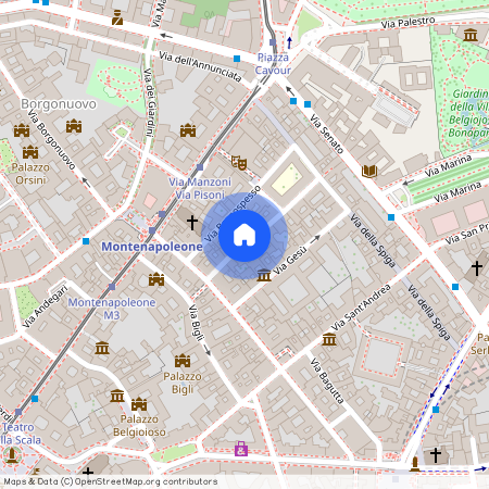 Via Santo Spirito, 20121, Milano