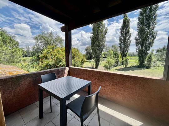 Studio meublé avec terrasse à la campagne en résidence - Photo 1