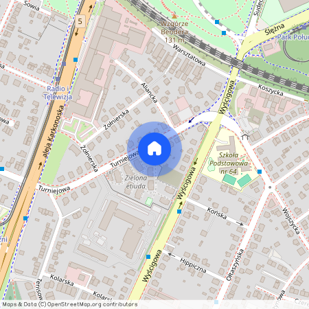 ul. Turniejowa, Krzyki, Krzyki, Wrocław, dolnośląskie