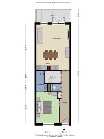 Te huur: Appartement Dokter Brabersstraat in Roosendaal - Photo 3