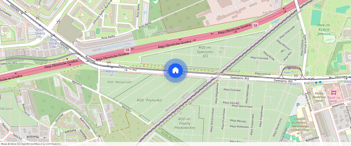 Warszawa, Bemowo, Górce, Dywizjonu, 303