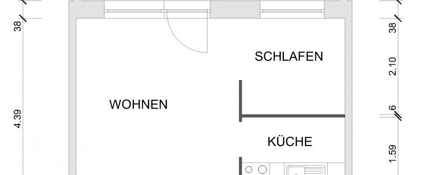 1-Raum-Whg. - klein und fein - Photo 1