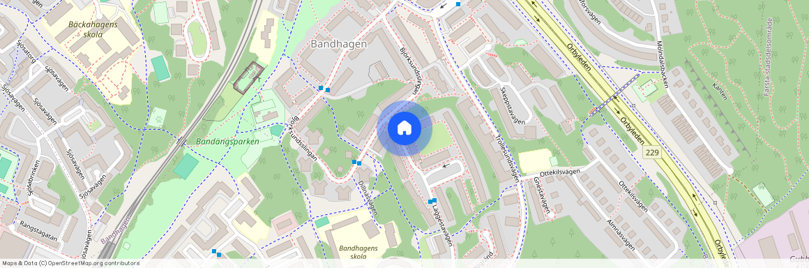 Läggestavägen 1, Bandhagen