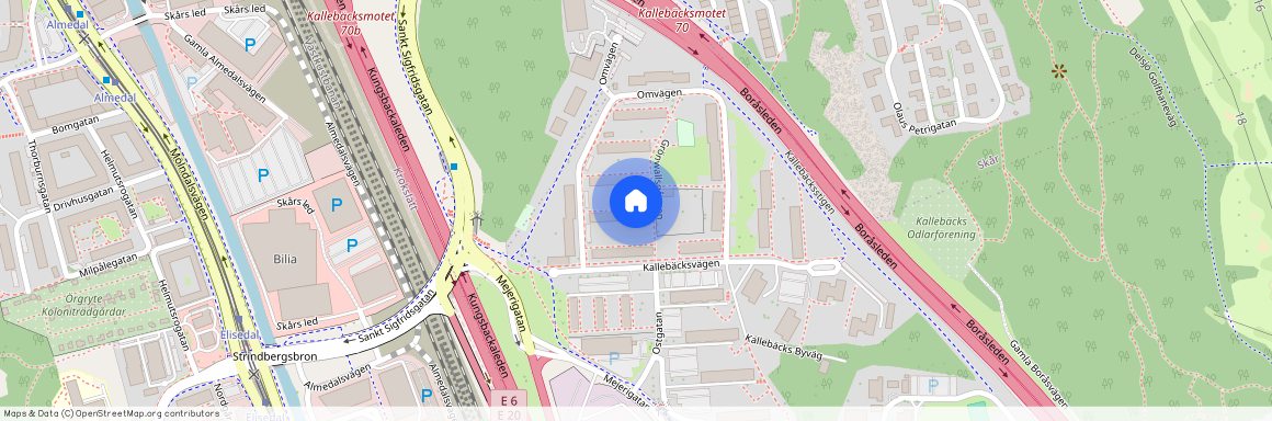 Kallebäck, Göteborg, Västra Götaland, Omvägen 3E