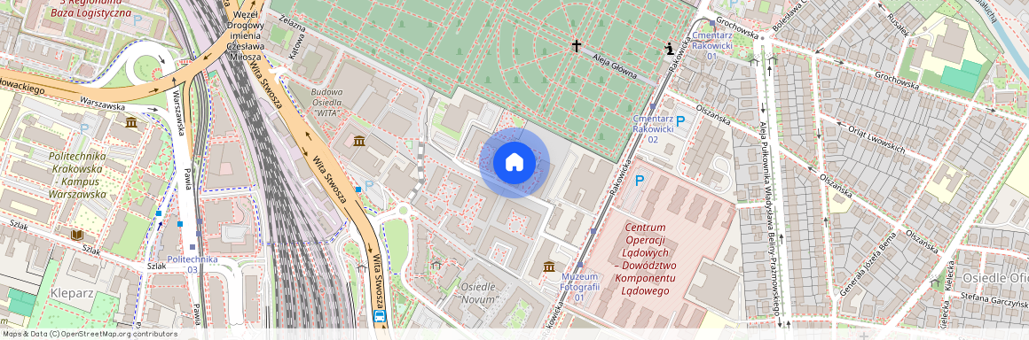 ul. Rakowicka, Przedmieście Warszawskie, Stare Miasto, Kraków, małopolskie