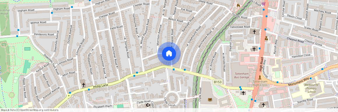 1 Bedroom Garden Flat For Rent London, N17