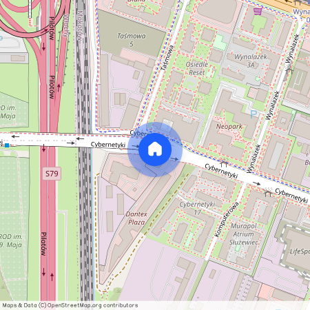 ul. Cybernetyki, Służewiec, Mokotów, Warszawa, mazowieckie
