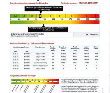 3 Raum Wohnung mit Blick ins Grüne - Foto 1