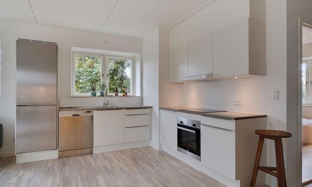 Lys 2-vær. på 54 m2 i gavlen. Moderne boliger i Tækkerhusene, Hillerød: Elevator og privat altan. Perfekt beliggenhed ved både natur og by liv - Photo 1