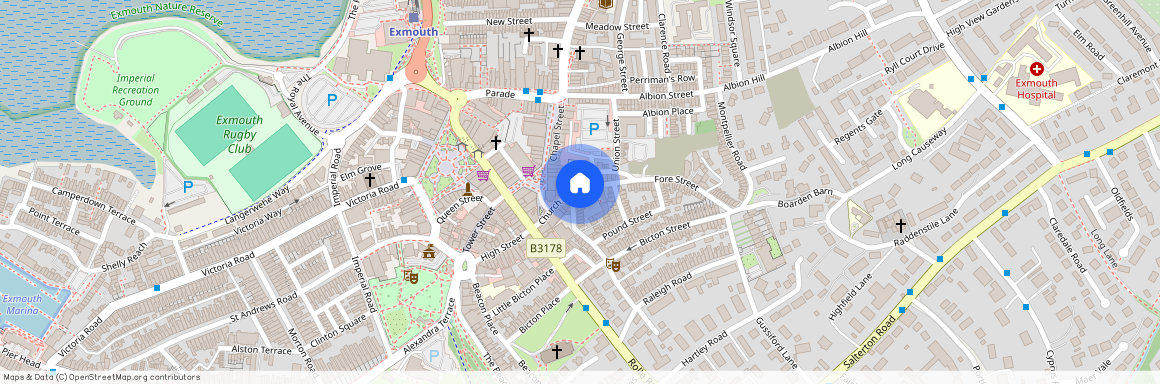 Church Street, Exmouth, EX8, Devon