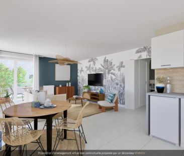 Appartement à louer 3 pièces 67.39m² - Photo 2