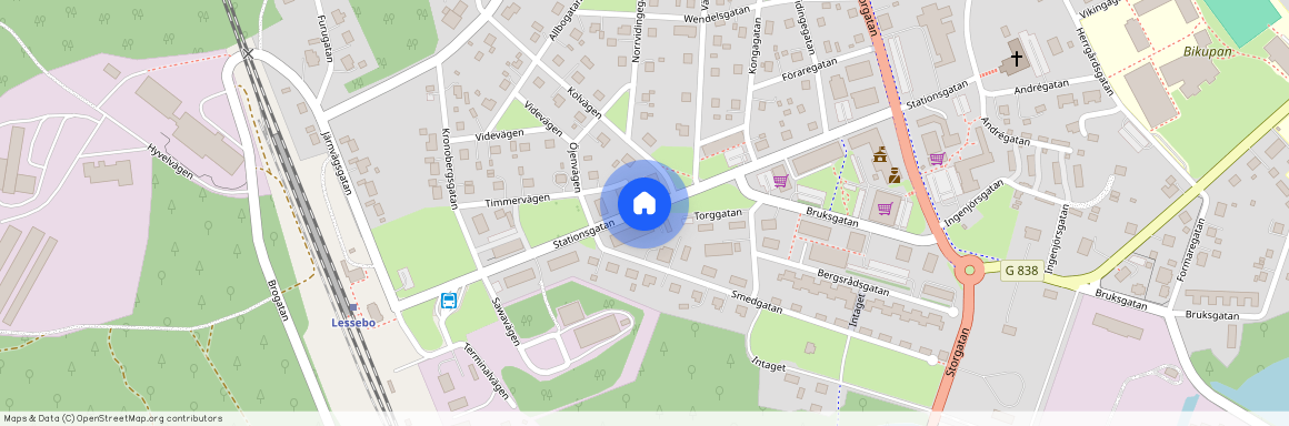 Stationsgatan, Lessebo