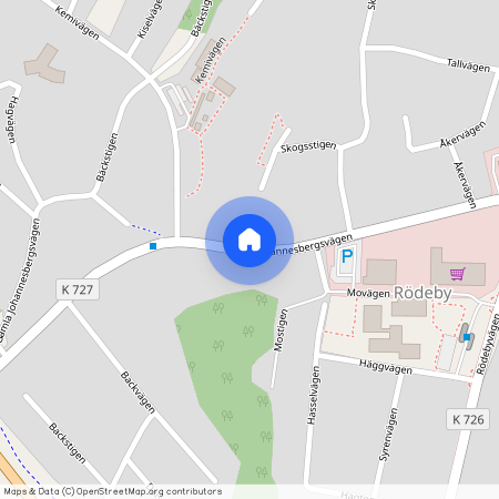 Johannesbergsvägen, Rödeby