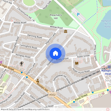 Downshire Hill, Hampstead, London, NW3