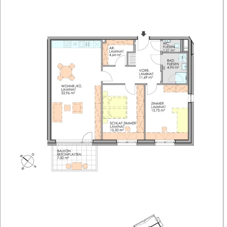 Lichtdurchflutete Süd/West Wohnung - Top 24 - Foto 2