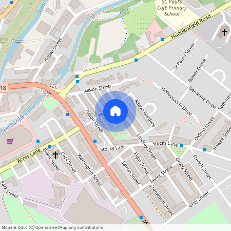 Lindsay Street, Stalybridge, Greater Manchester, SK15