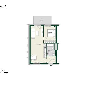 Erstbezug - Helle 2-Zimmer-Wohnung im obersten Geschoss mit Balkon - Photo 2