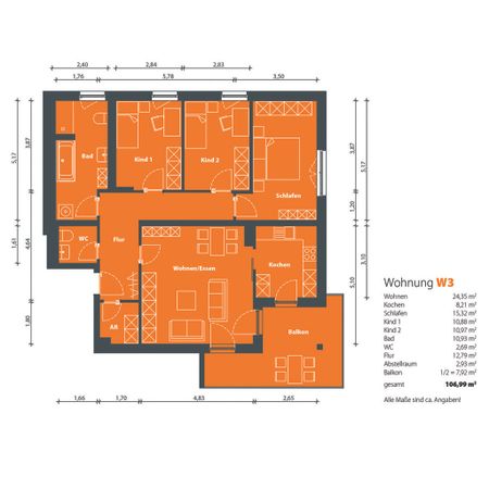 Barrierefreie 4-Raum-Wohnung im Neubau - Photo 3