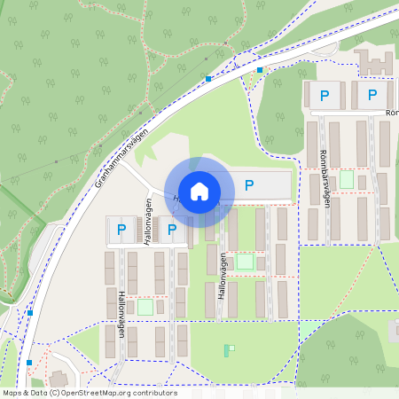 Hallonvägen, Kungsängen