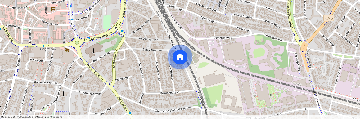 Sint Vitusbuurt, 1211 GP, Wandelpad, Hilversum