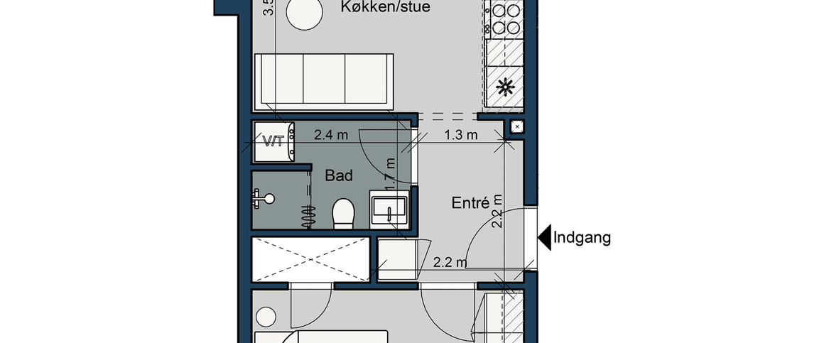 Østre Havnepark 21, 4. tv. - Photo 1