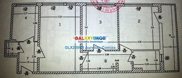 Apartament 3 camere semidecomandat Rasaritului/AC/ETAJ 6 - Fotografie 1