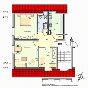 3-Zimmer-Wohnung in Düsseldorf-Gerresheim (unrenovierte Übergabe) - Foto 2