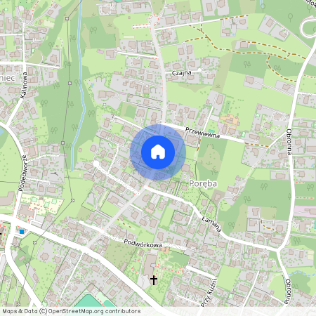 ul. Czajna, Piaski Wielkie, Podgórze Duchackie, Kraków, małopolskie