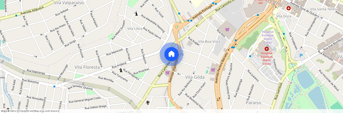R Caminho Do Pilar, Vila Gilda, Santo André, SP
