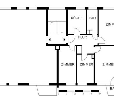 Renovierte 4-Zimmer-Wohnung mit Balkon - Foto 1