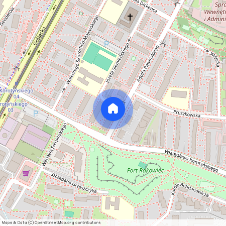 ul. Adolfa Pawińskiego, Rakowiec, Ochota, Warszawa, mazowieckie