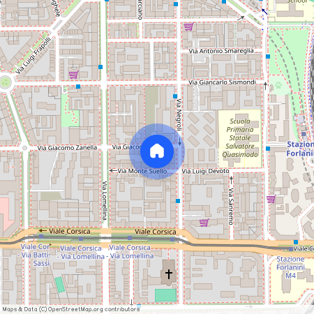 Via Giacomo Zanella, Milan, Lombardy 20133