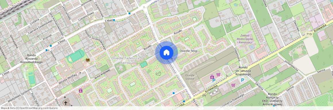 ul. Leonida Teligi, Grodzisk Mazowiecki, Grodzisk Mazowiecki, grodziski, mazowieckie