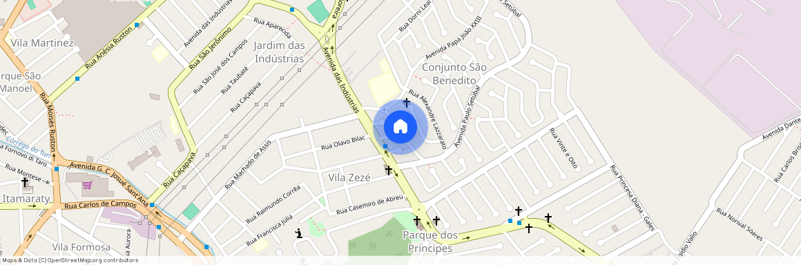 Avenida Walt Disney, Conjunto São Benedito, São Paulo, Jacareí