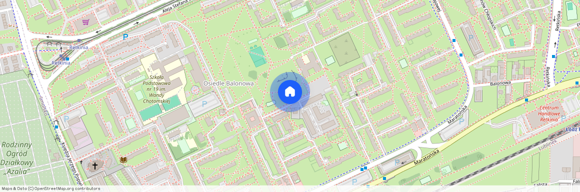 ul. Maratońska, Retkinia, Polesie, Łódź, łódzkie