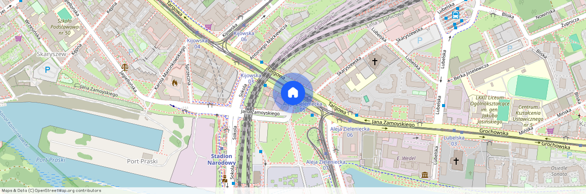 ul. Targowa, Kamionek, Praga-Południe, Warszawa, mazowieckie