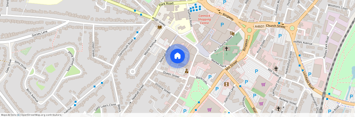 Newhall Place, Cannock, WS11