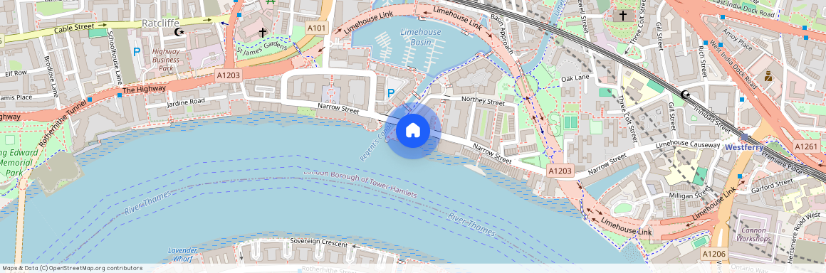Narrow Street, Wapping, E14, London