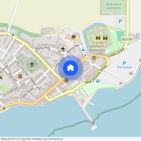 Mill Lane, Beaumaris, Isle of Anglesey, LL58