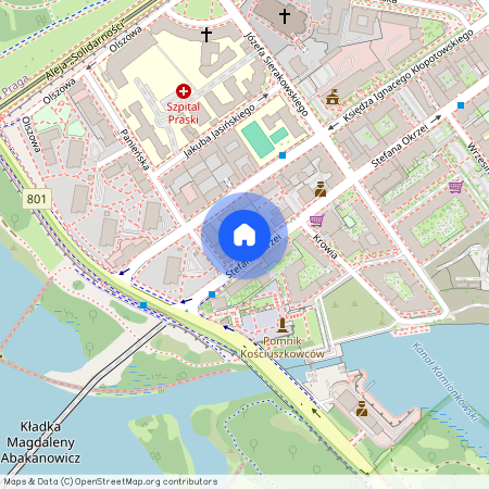 ul. Stefana Okrzei, Stara Praga, Praga-Północ, Warszawa, mazowieckie