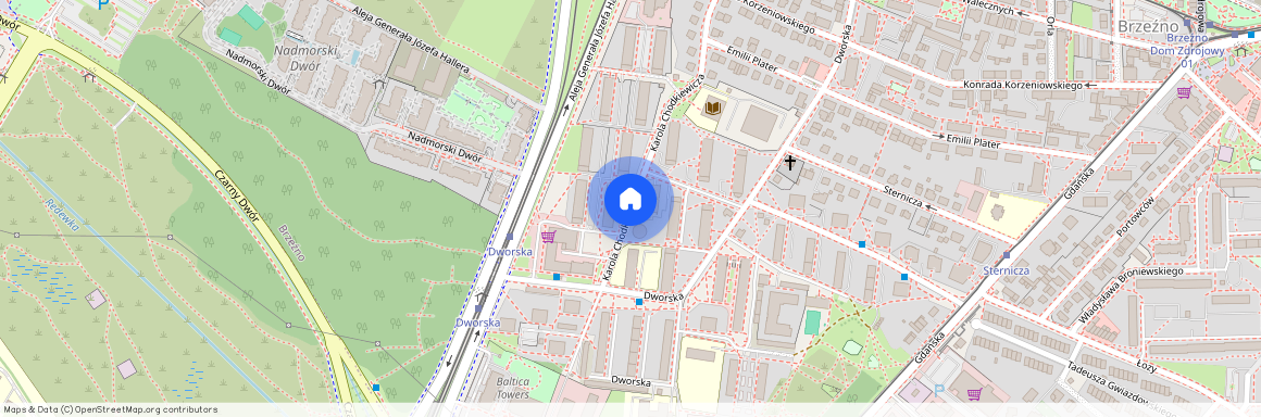 ul. Karola Chodkiewicza 13, Brzeźno, Gdańsk, pomorskie