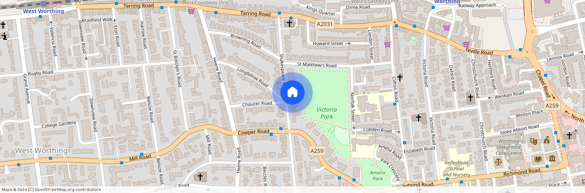 Shakespeare Road, Worthing, West Sussex, BN11