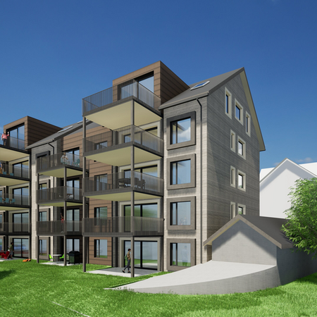 Moderne 2.5 Zimmer Neubauwohnung in Unteriberg, Alpenblick - Foto 4