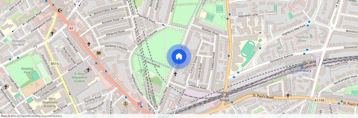 Highbury Crescent, Highbury Fields