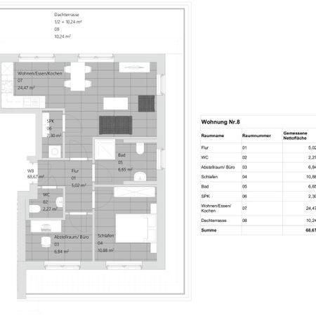 Neubau: Penthouse mit großer Dachterrasse - Foto 4