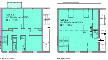 4.5 Maisonette-Wohnung nahe Bahnhof / Stadtpark - Photo 4