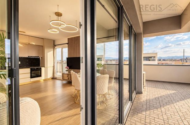 Penthouse Premium Coresi 109 mp, etaj 11/11, priveliste superba si parcare subterana - Fotografie 1